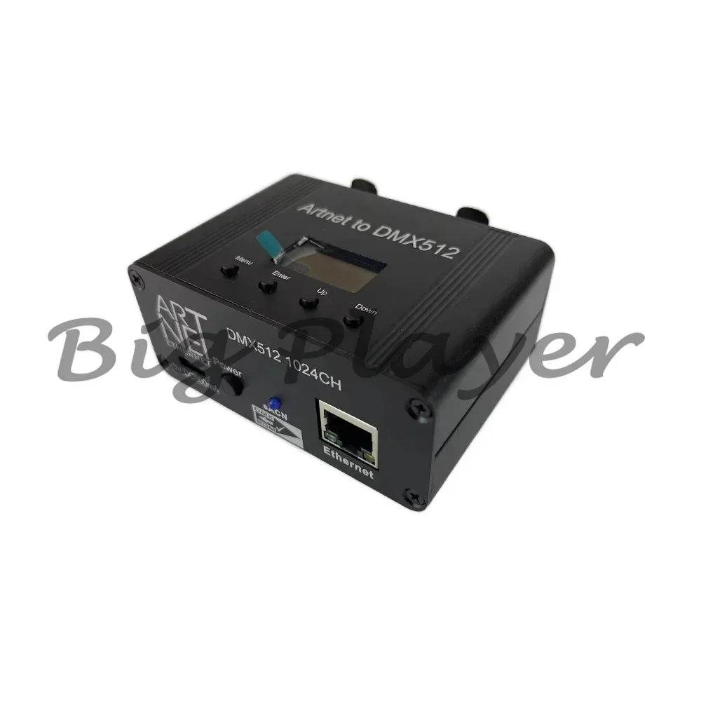 DMX 512 Ethernet Lighting RDM Controller 2 Universe 1024ch