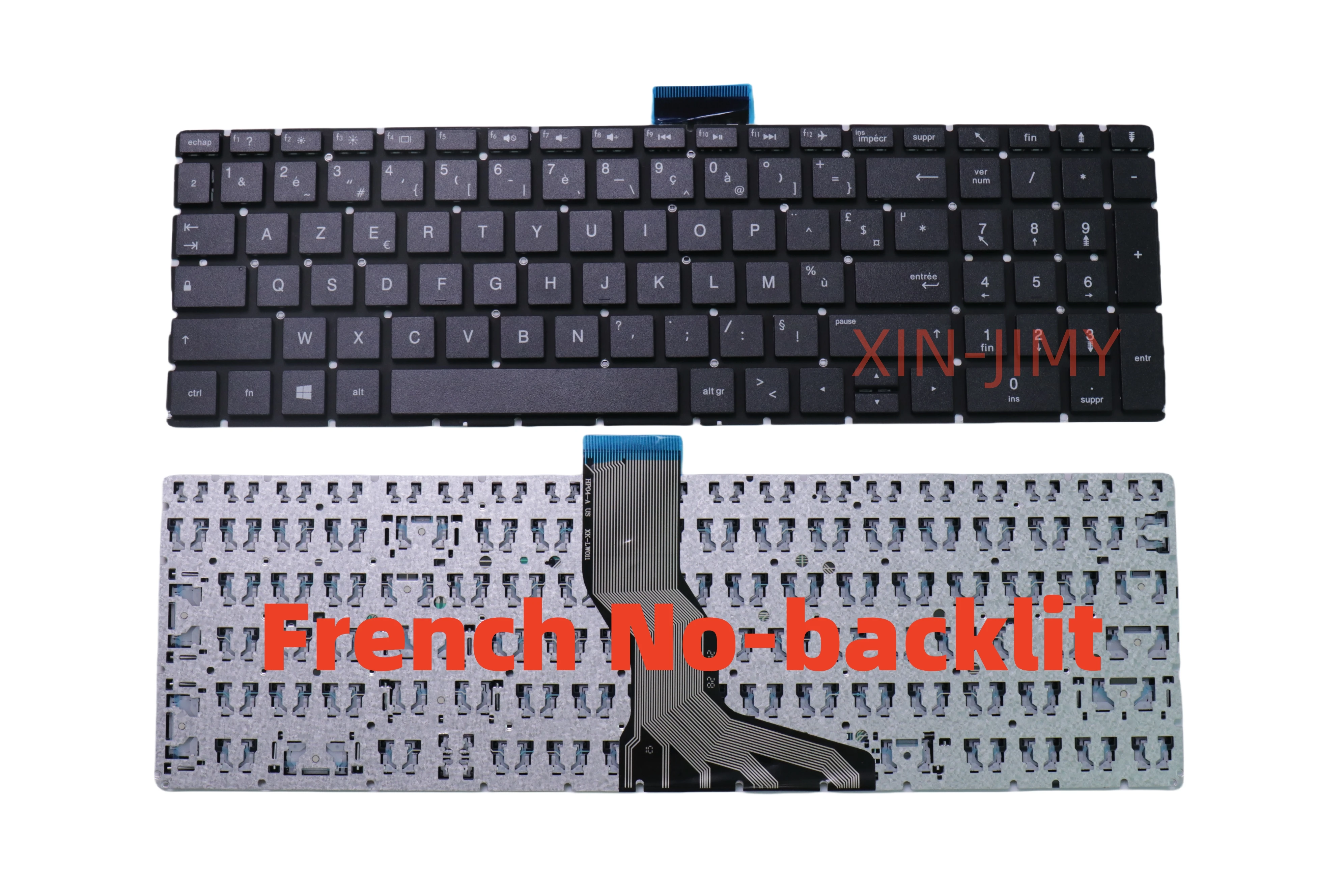 New French  keyboard for HP 15-BX 15-BS 15T-BS 15-BW 15-BP 15-CC 15-CK 15-CD 15-BD 17-AK 17-BS 250 G6 255 G6 256 G6 258 G6