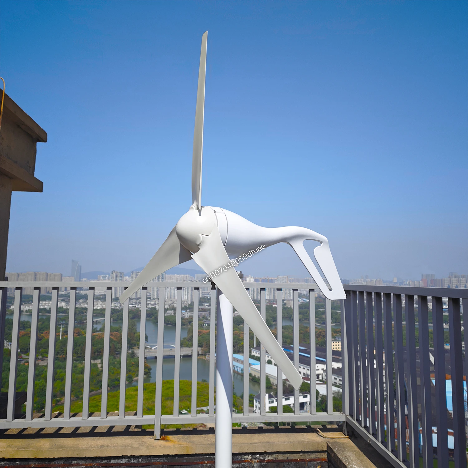 6000W High Efficiency Windmill Wind Turbine Power Generator With Off Grid System MPPT Hybrid Charger Controller Home Appliance