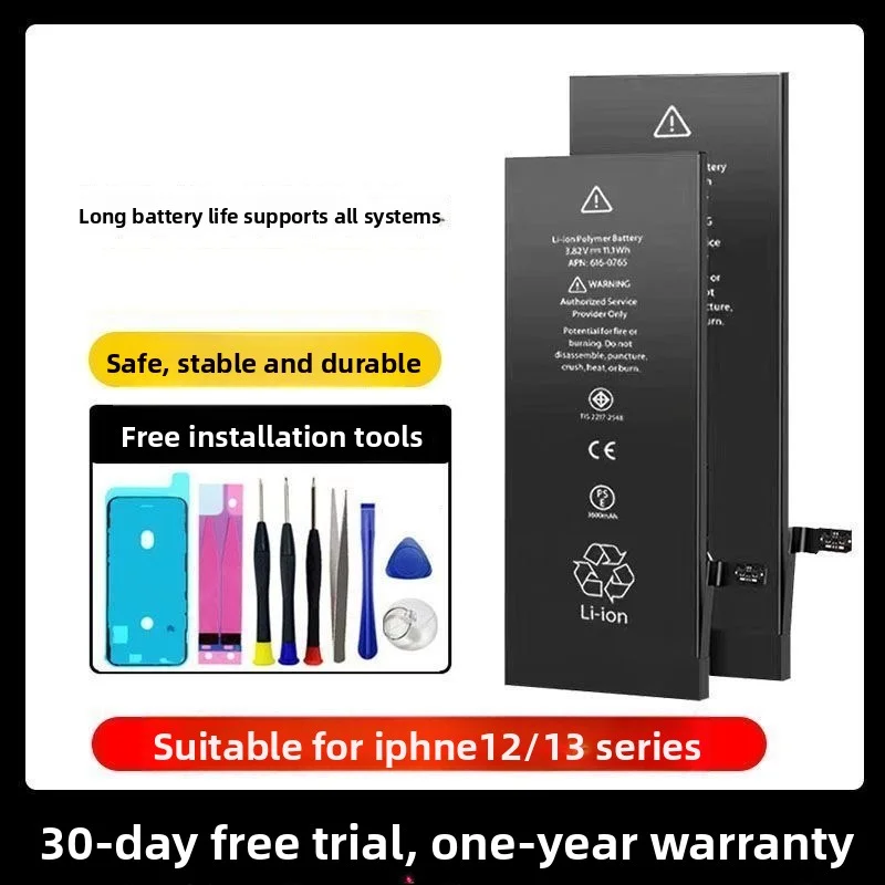 Brand New Phone Battery For iPhone SE 2 4 5S 6 6s 6p 6sp 7 7p 8 Plus X Xr Xs Max 11 12 16 Pro Battery For Apple With Tools