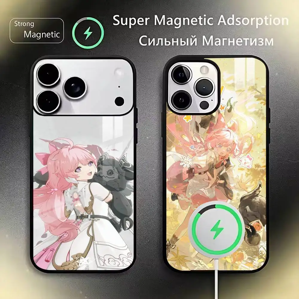 

Wuthering Encore Phone Case For iPhone17,16,15,14,13,12,11 Plus,Pro Magnetic with Magsafe Wireless Charging