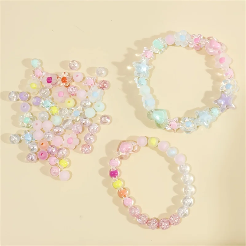 Box Acrylic Multi-Color Mixed Style Set Beads for DIY