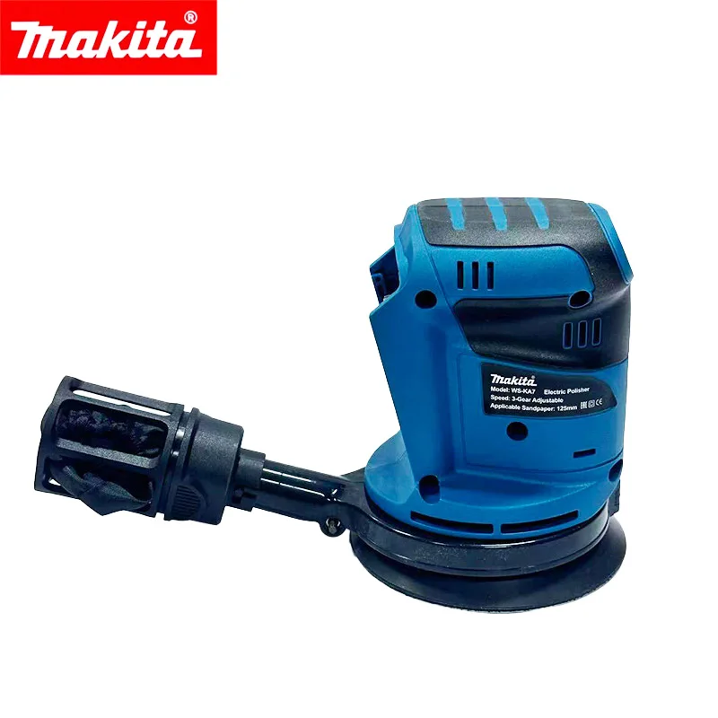 Makita DBO180Z 18V Brushless Cordless Rechargeable Disc Random Orbital Sander Woodworking Abrading Putty Buffing Bare Unit