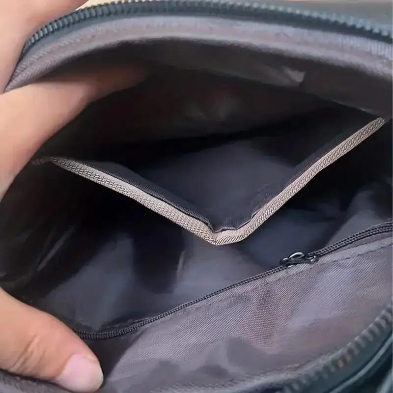 حقيبة كتف لأجهزة ipad مقاس 9.7 بوصة للرجال من جلد البولي يوريثان حقائب كروس للرجال حقائب كروس للأعمال للرجال صلبة للسفر