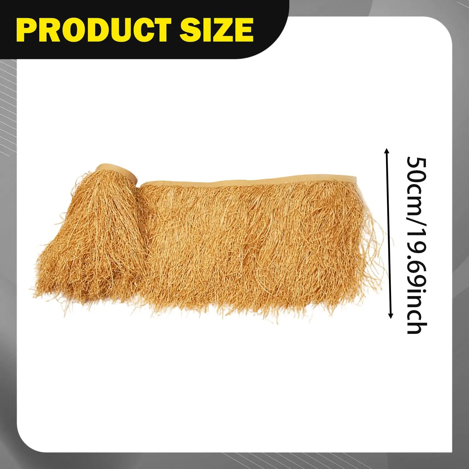 

Искусственная соломенная крыша, рулон синтетической травы, реалистичная имитация соломенного покрытия для декора уличных патио и беседок