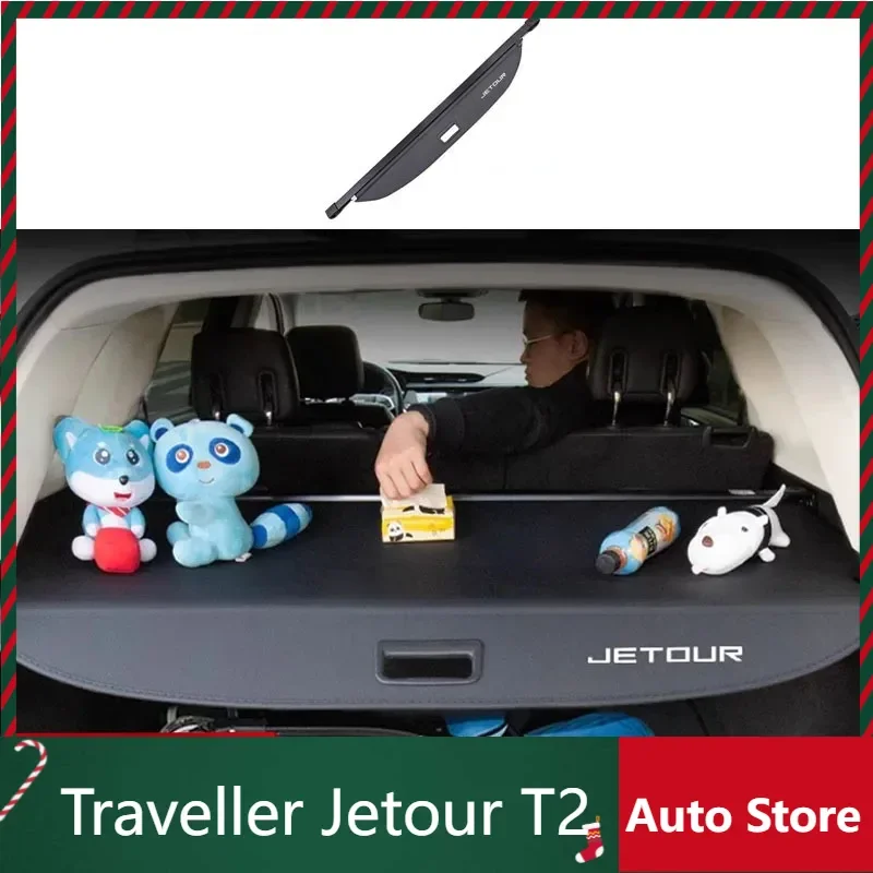 

New Model For cherry Jetour Traveller T2 2023 2024 Jetour T2 Tailbox Storage Partition Baffle Trunk Cover Curtain Board Partitio