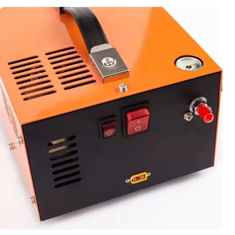 12V car mounted electric high-pressure pump 30mpa portable compression air pump submersible breathing pump 4500psi ﻿