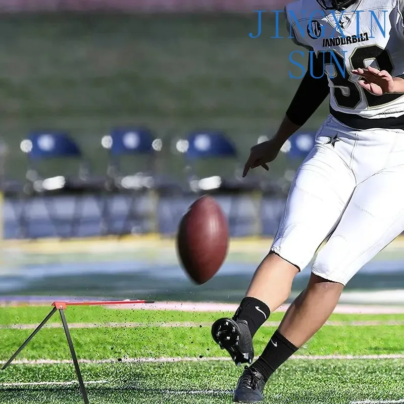 Football kicking t-shirt, portable stand, compatible with all football sizes, football kicking stand t-shirt