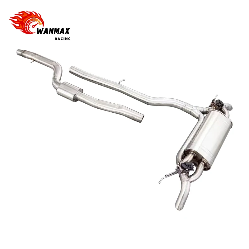 High Performance 304 Stainless Steel Catback Valved Muffler Exhaust System for  5 Series G68 2.0T