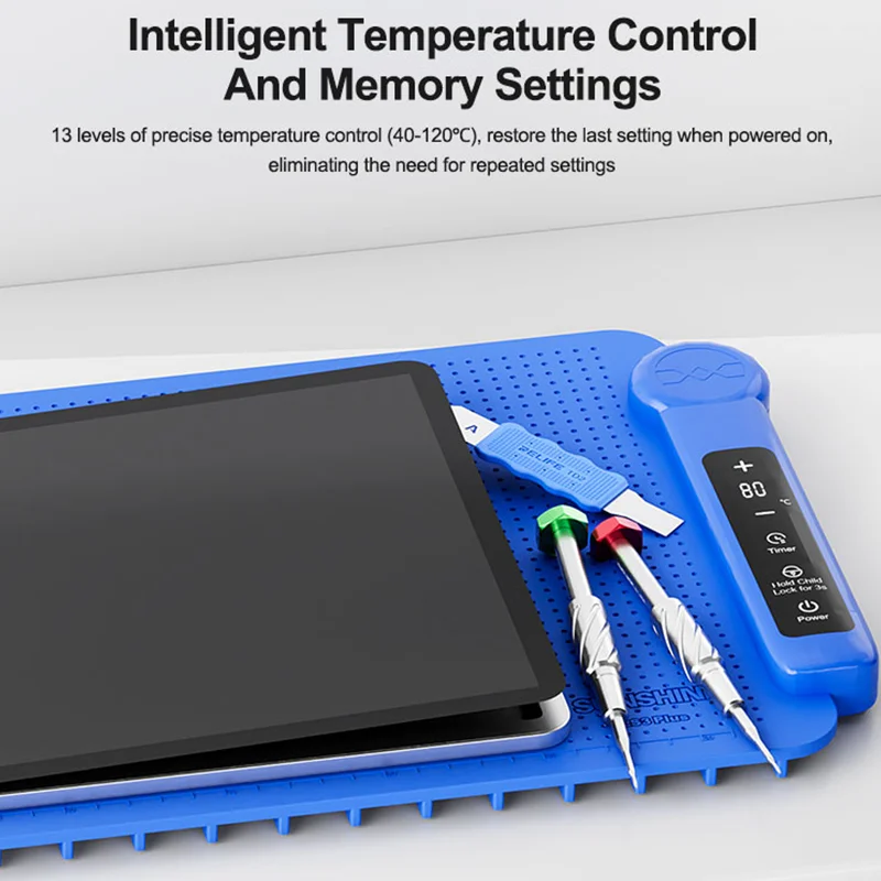 SUNSHINE LS3 PLUS LCD Screen Separator Timed Shutdown, 40~120℃ Adjustable for Mobile Phones and Tablet Screens Below 17 Inches