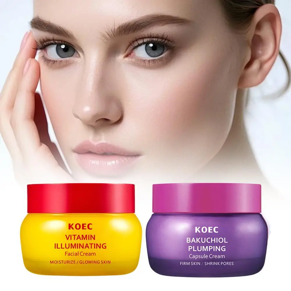 VC Moisturizing Facial Cream - Cinnamaldehyde Filling Vitamin Purple Facial Cream - Moisturizing Cream 50ml