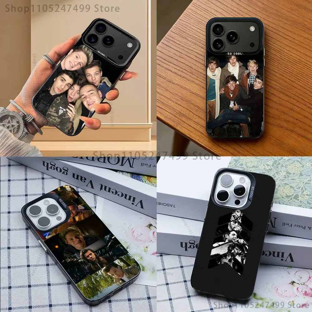 

Band O-One Direction Phone Case For iPhone 17,16,15,14,13,12,11,Mini,Pro,MAX,plus,Black Matte Shockproof Cover