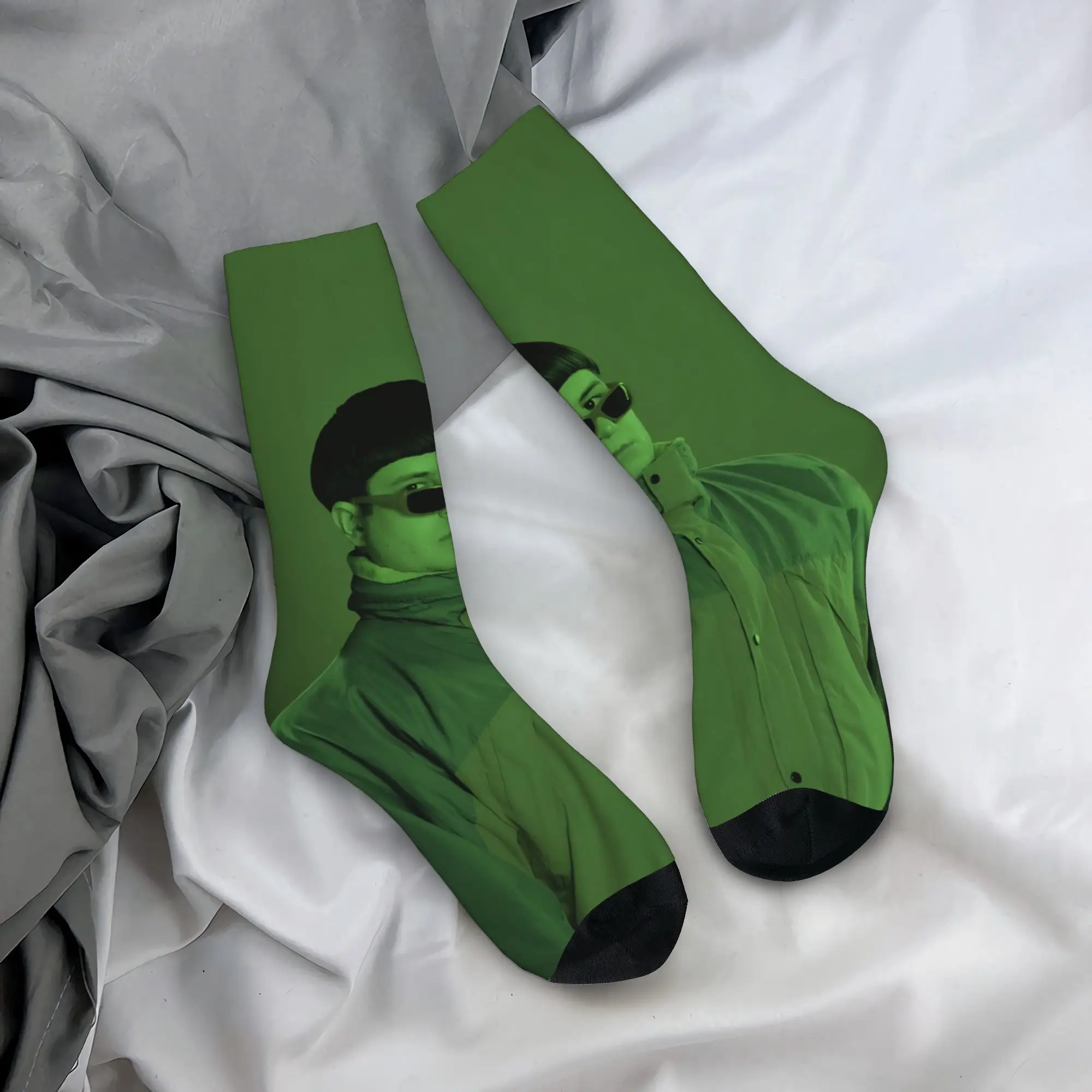 Autumn Winter Crazy Design Unisex Singer O-Oliver Tree  Socks  Breathable Soccer Socks