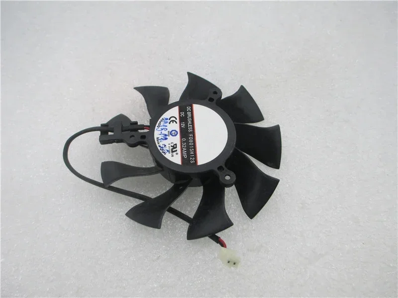 DC 브러시리스 선풍기 그래픽 비디오 카드 선풍기, FD8015H12S, FD8015U12S, XFX HD6850, 6870, 6790, 6770, 4860, HD6850, HD4860, 12V, 0.5A, 75mm