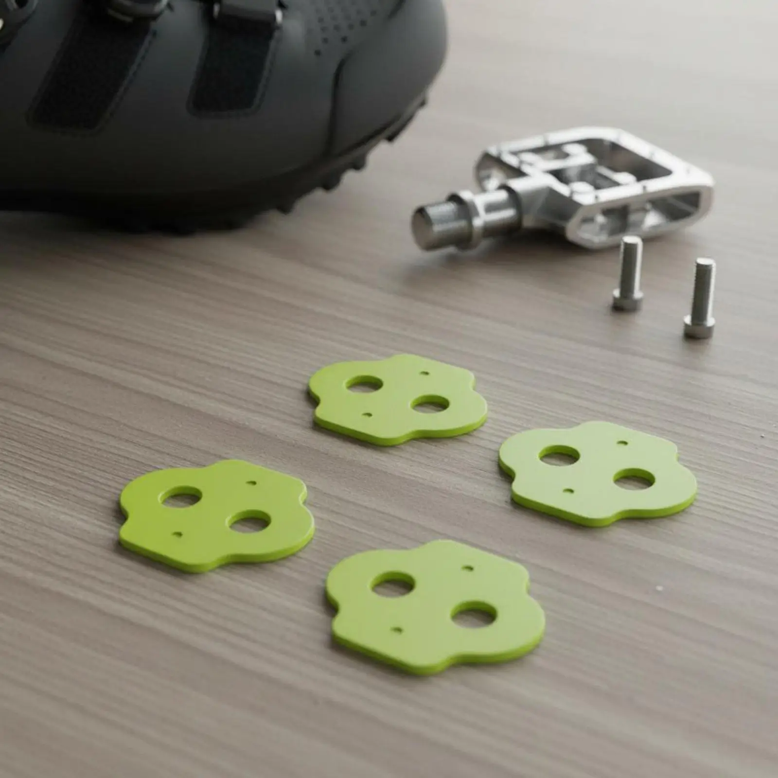 MTB Shoe Cleat Shim PETG Stackable Spacer Limit Positioning Wedge Universal Pedal Systems for Balance