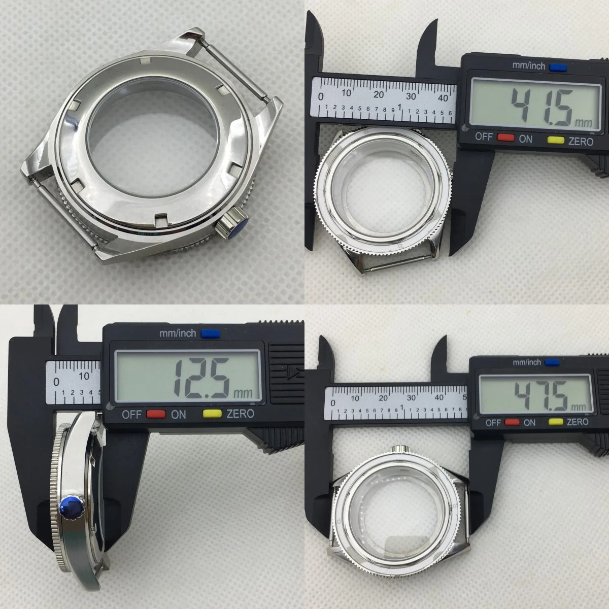 BLIGER 41.5mm cassa in acciaio inox lunetta in ceramica vetro zaffiro con NH35 36 NH34 ETA2824 PT5000 movimento sostituzione dell'orologio parti