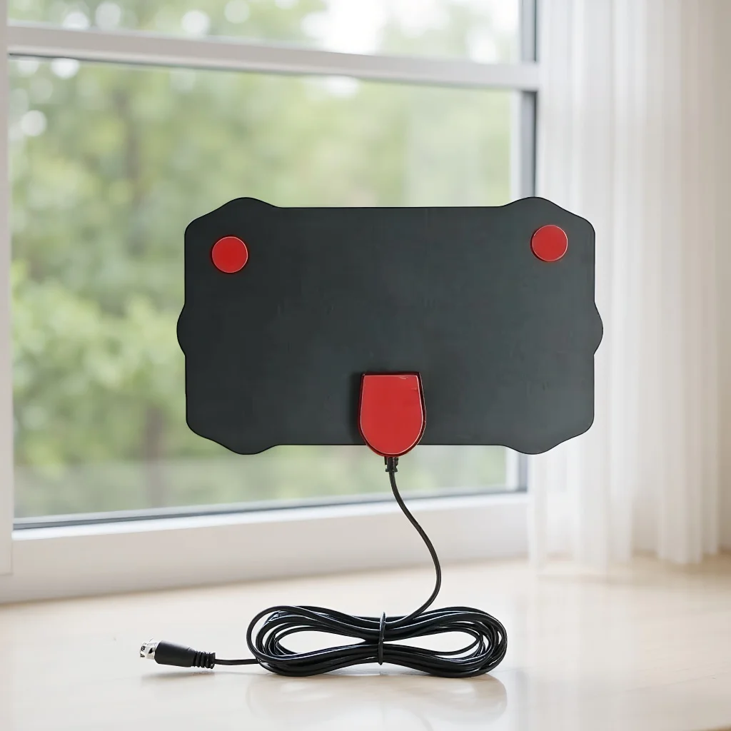 

High Gain Amplified Booster Digital Antenna: 4K HDTV Indoor UHF/VHF Satellite Receiver for Room, Car, Boat