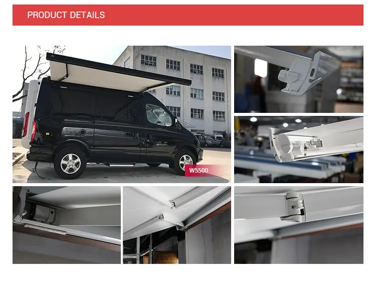 Manual Operate Aluminum Camper Awning/rv Trailer Retractable Awning/Mobilehome Awning