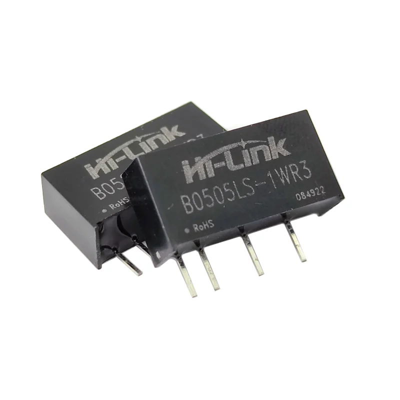 Hi-Link Single Output 1W 3.3V/5.5V to 3.3V/5V/9V/12V/15V/24V B0305LS-1WR3 B0505LS-1WR3 B0512LS-1WR3 DC DC Power Supply Module