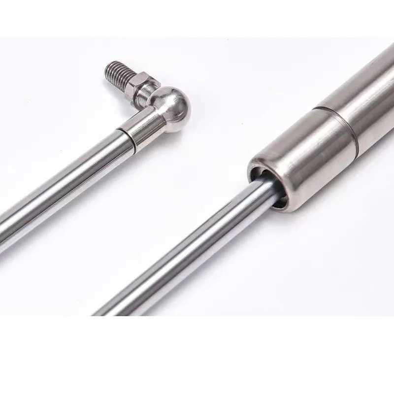 1PC 200-400N 250-600mm Stainless Steel Gas Spring Metal Ball Support Rods Yacht Pneumatic Rods Medical Equipment Food Machinery view 3