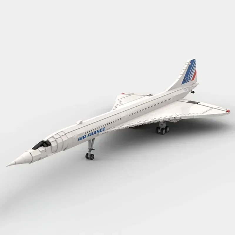 Militaire Model Moc Bouwstenen 1:72 Schaal Concorde Fighter Technologie Modulaire Blokken Geschenken Kerst Speelgoed DIY Sets Montage