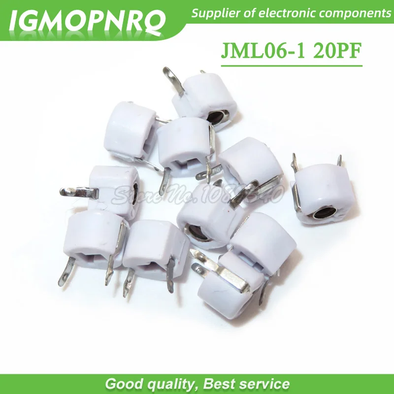 20pcs 10P 10PF 6mm JML06-1 DIP trimmer Adjustable capacitor