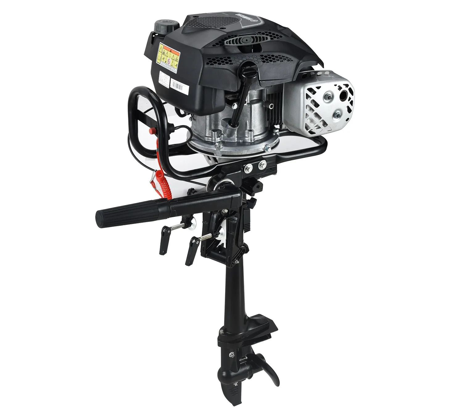4 Stroke 8HP Outboard Engine Air Cooling Boat Motor with 3 Version for Marine Vessels