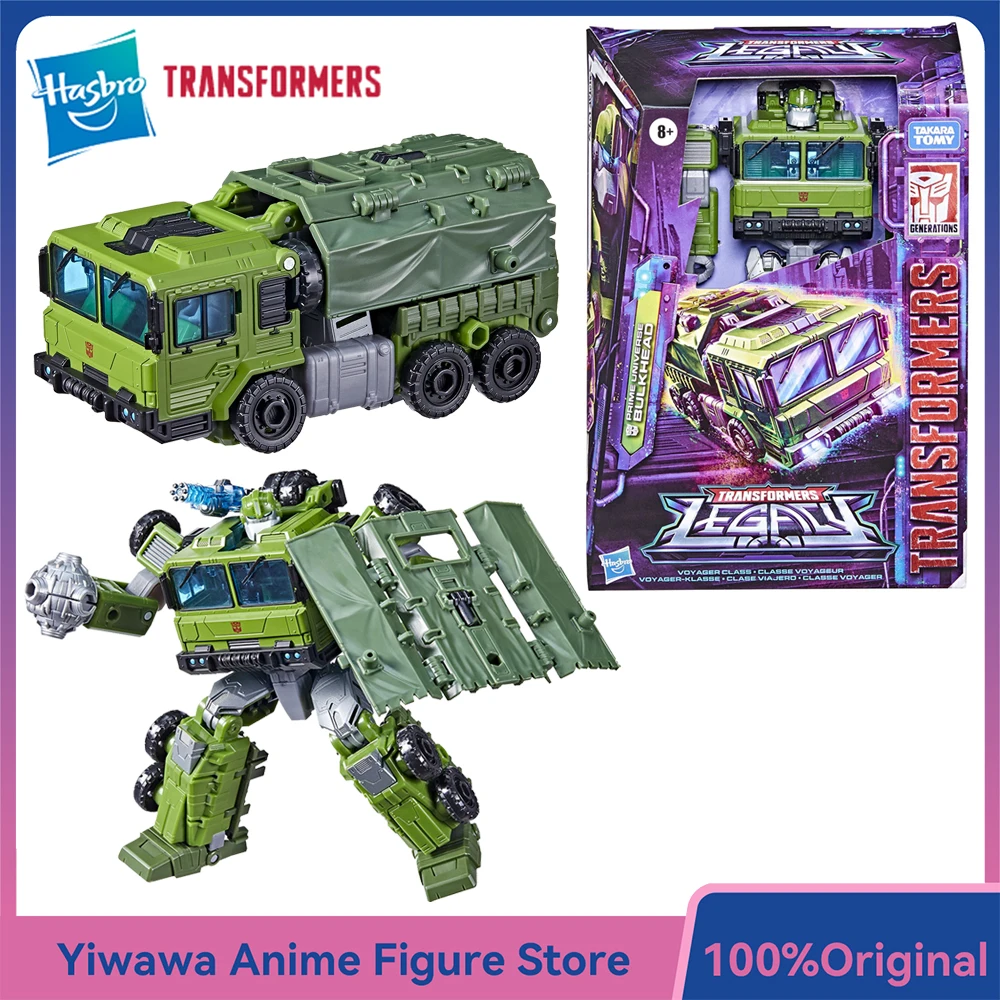 [In-Stock] Hasbro Transformers Legacy Bulkhead (Prime Universe) 18cm Voyager Class Anime Action Figure Model Collection Toys