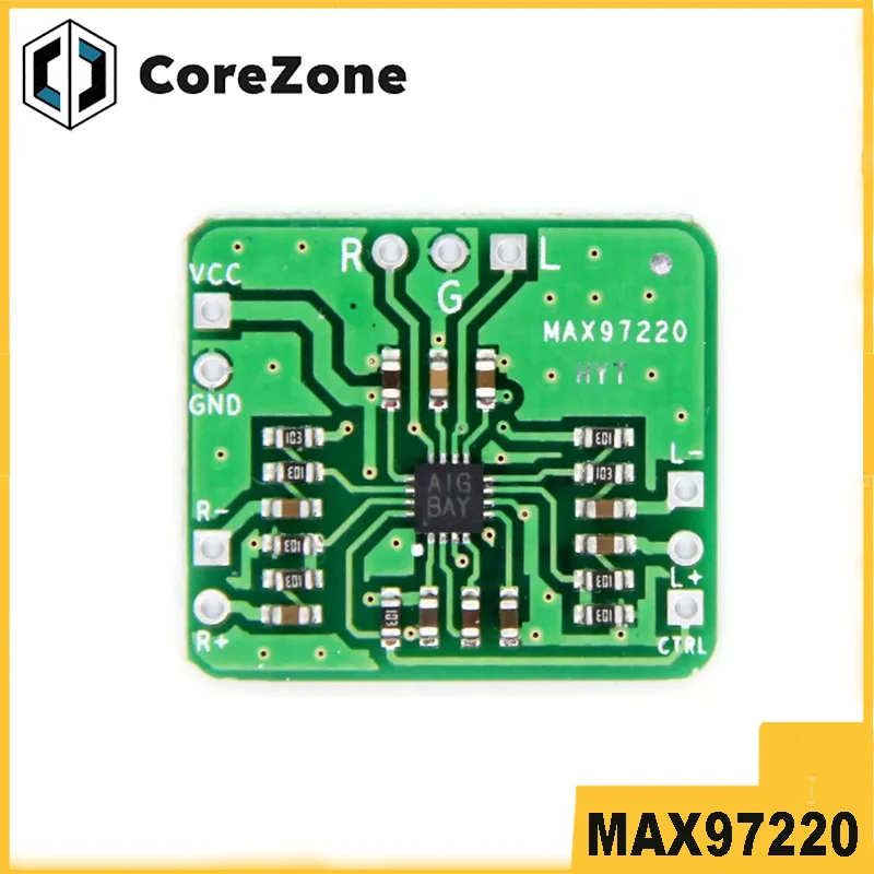 MAX97220 differential to balanced single-ended output headphone amplifier HIFI power amplifier board has an input of 2.5-5.5V