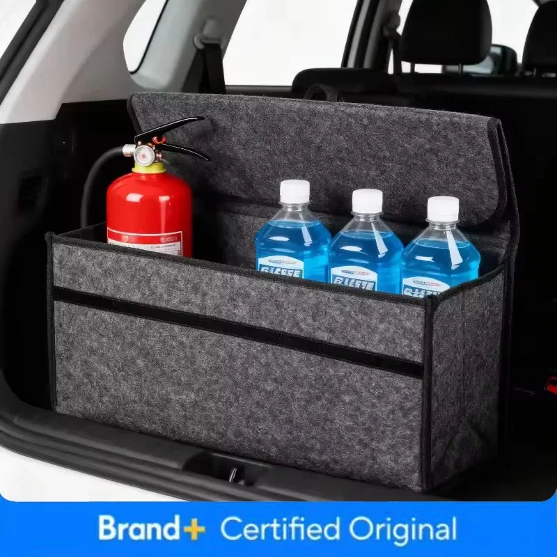 

Car Trunk Organizer Soft Felt Storage Box Auto Car Accessories Vehicle Storage Bag Household Organizer Box Amagi