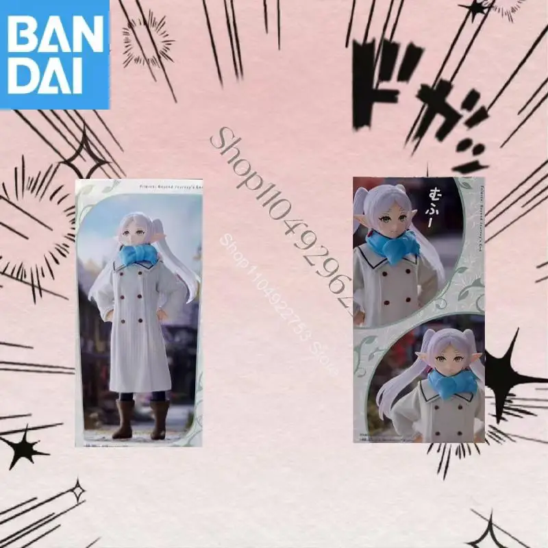 

BANDAI NAMCO BANPRESTO Frieren: Beyond Journey's End Frieren ПВХ Аниме Фигурка Модель В наличии Оригинальные праздничные подарки Игрушки в упаковке