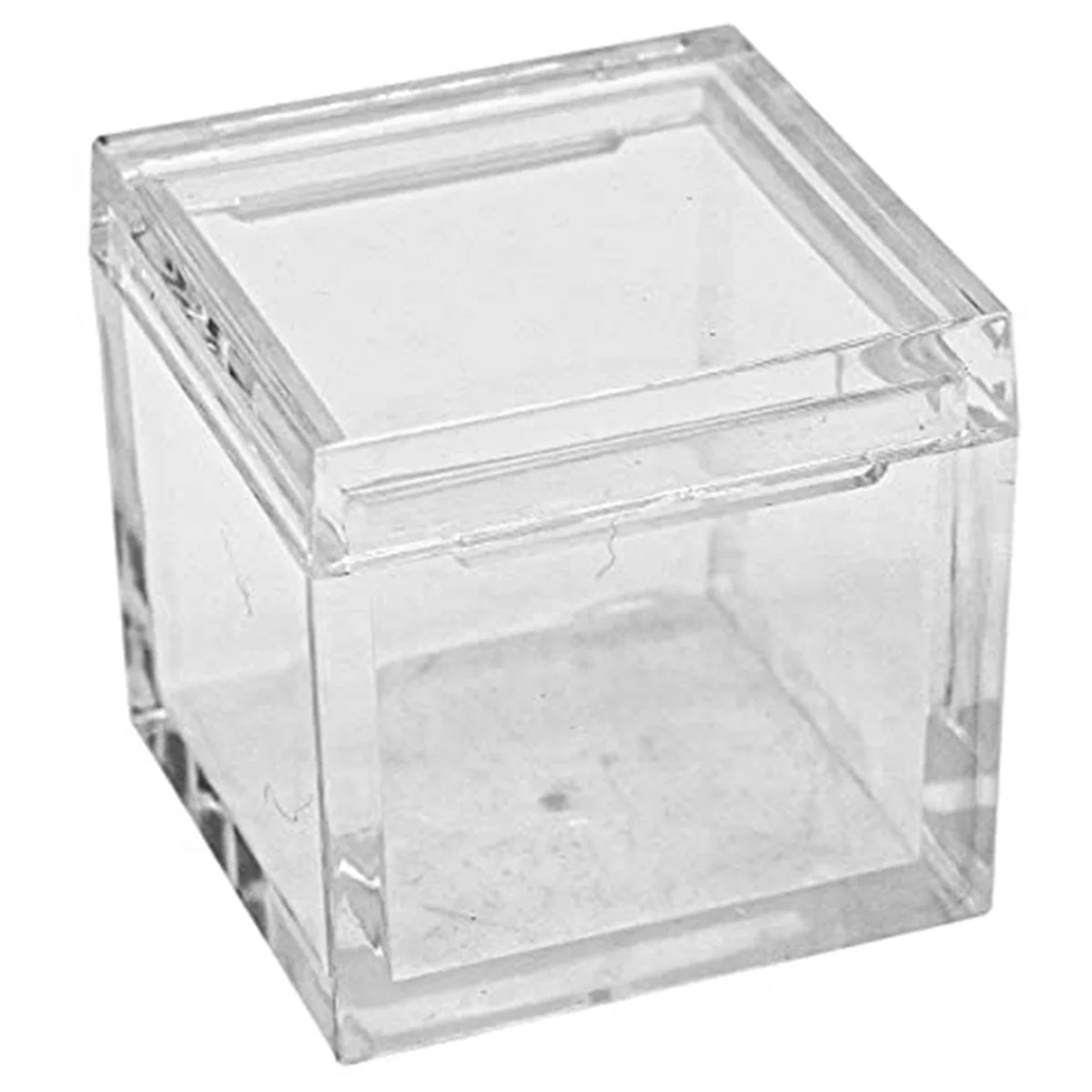ABQR 10Pcs Acrylic Box Trays for 0.39Inch 10mm Elements Cubes Clear Case Periodic Table Bracket for Elements Collections