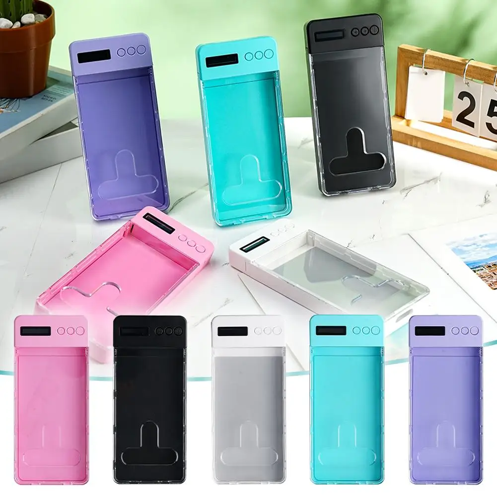 الهاتف المحمول الانضباط الذاتي قفل توقيت ذكي شاشة الكريستال السائل تعزيز الانضباط الذاتي لجميع موديلات الهواتف المحمولة M7C0 #2