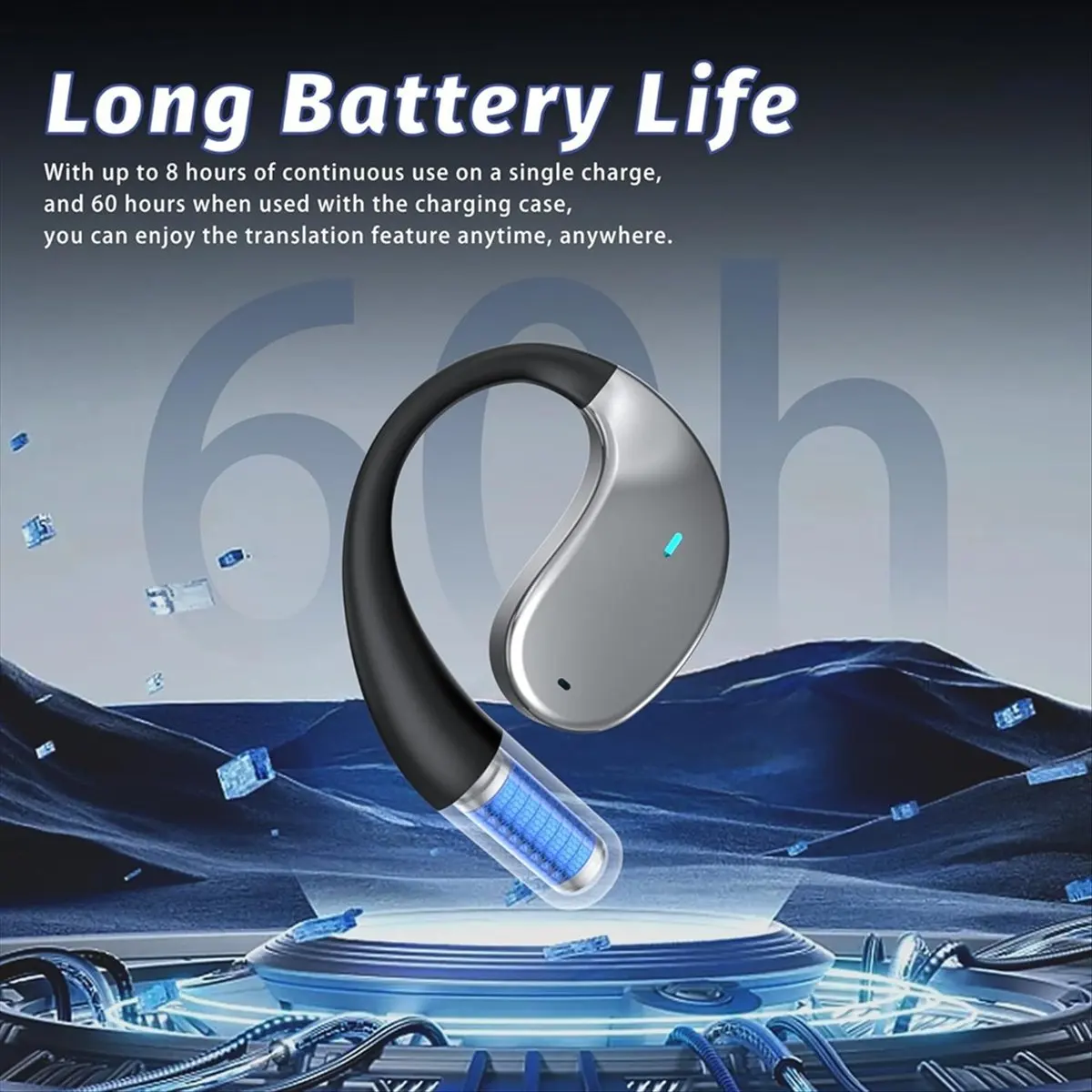 Promotion Artificial Intelligence Translation Headphones,Ear Raditional Idioms, Tourism and Business Translation Headphones