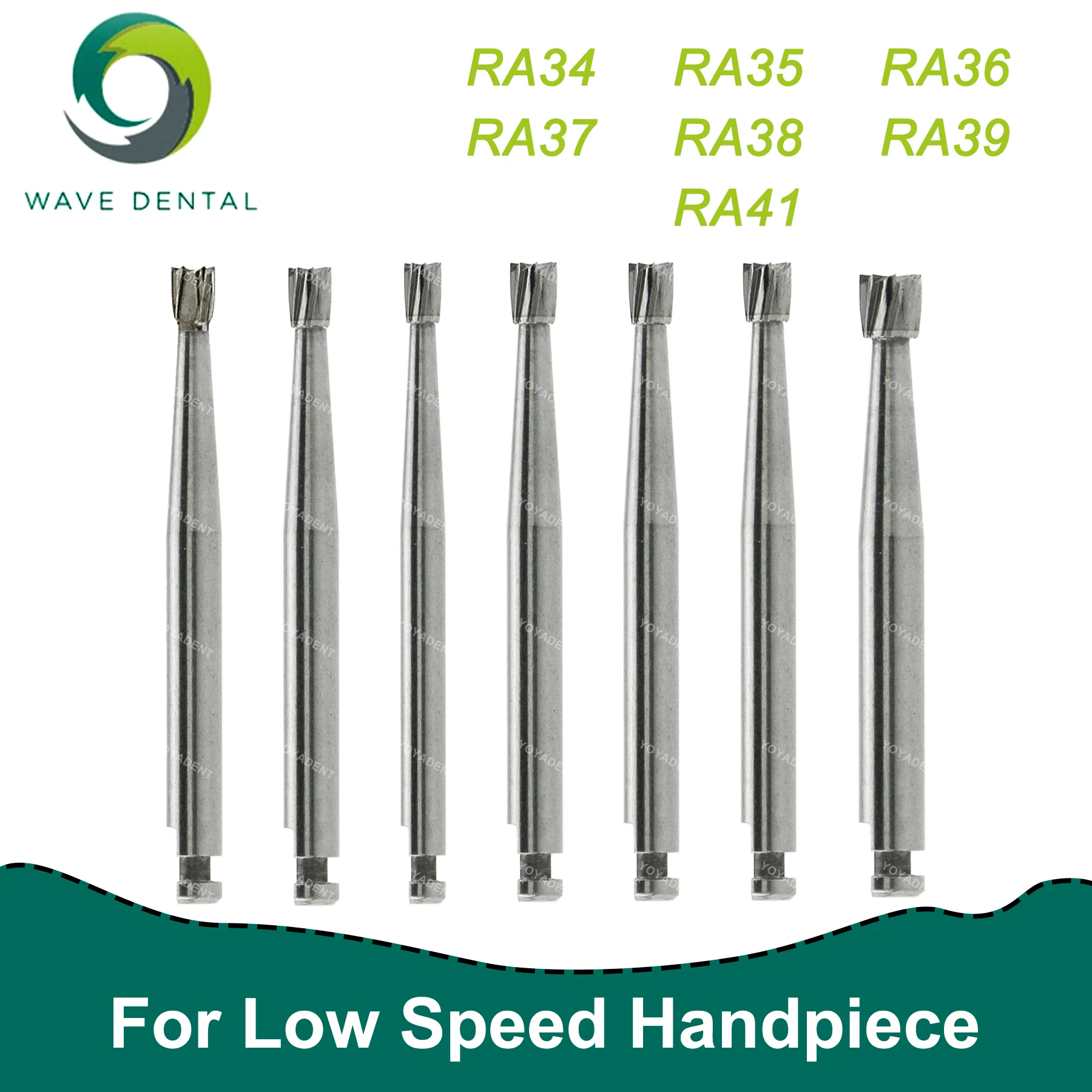 

WAVE Dentistry Drill tungsten carbide strawberries Drills 2.35mm For Low Speed Handpiece Dentist Tools 5Pcs/Pack Dental Tools