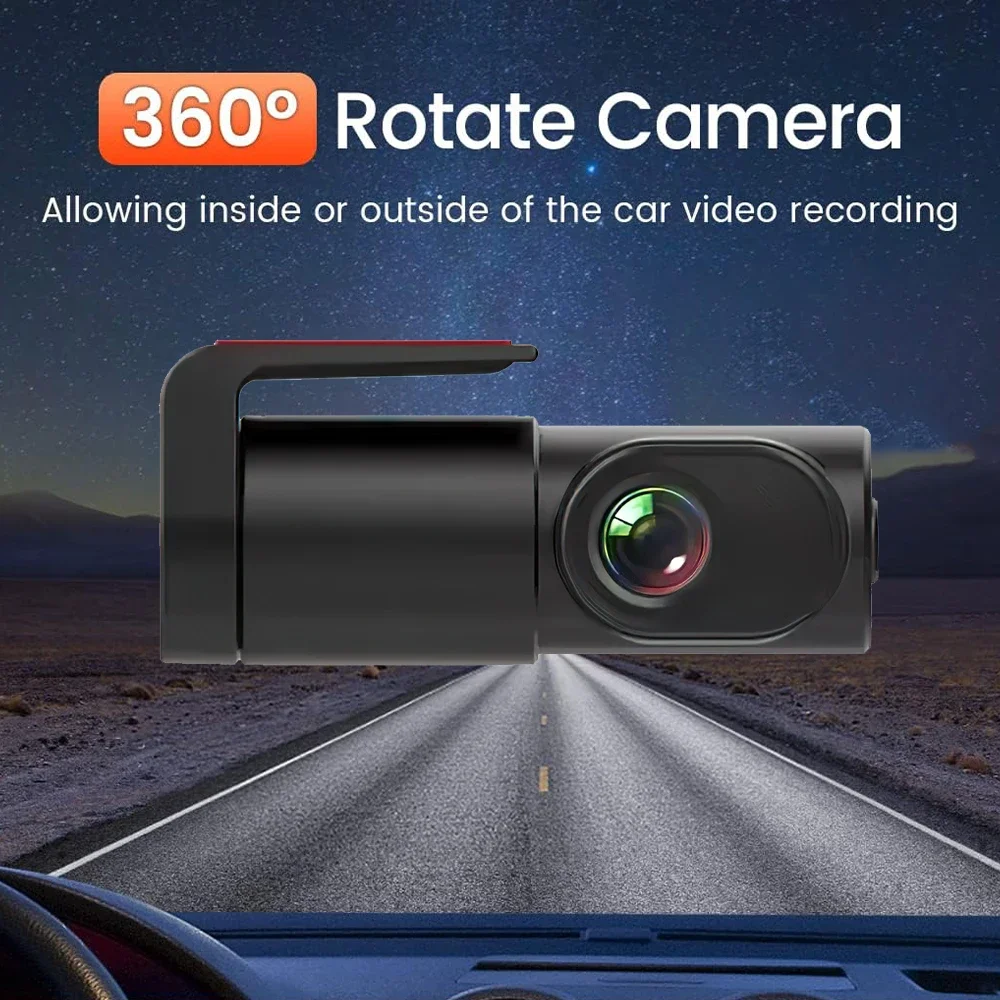 Dashcam mit Front- und Rückkamera 1080P, Mini HD Dashcam mit Nachtsicht und 170° ° Weitwinkel, Loop-Aufnahme für Auto, SUV – Detail 5