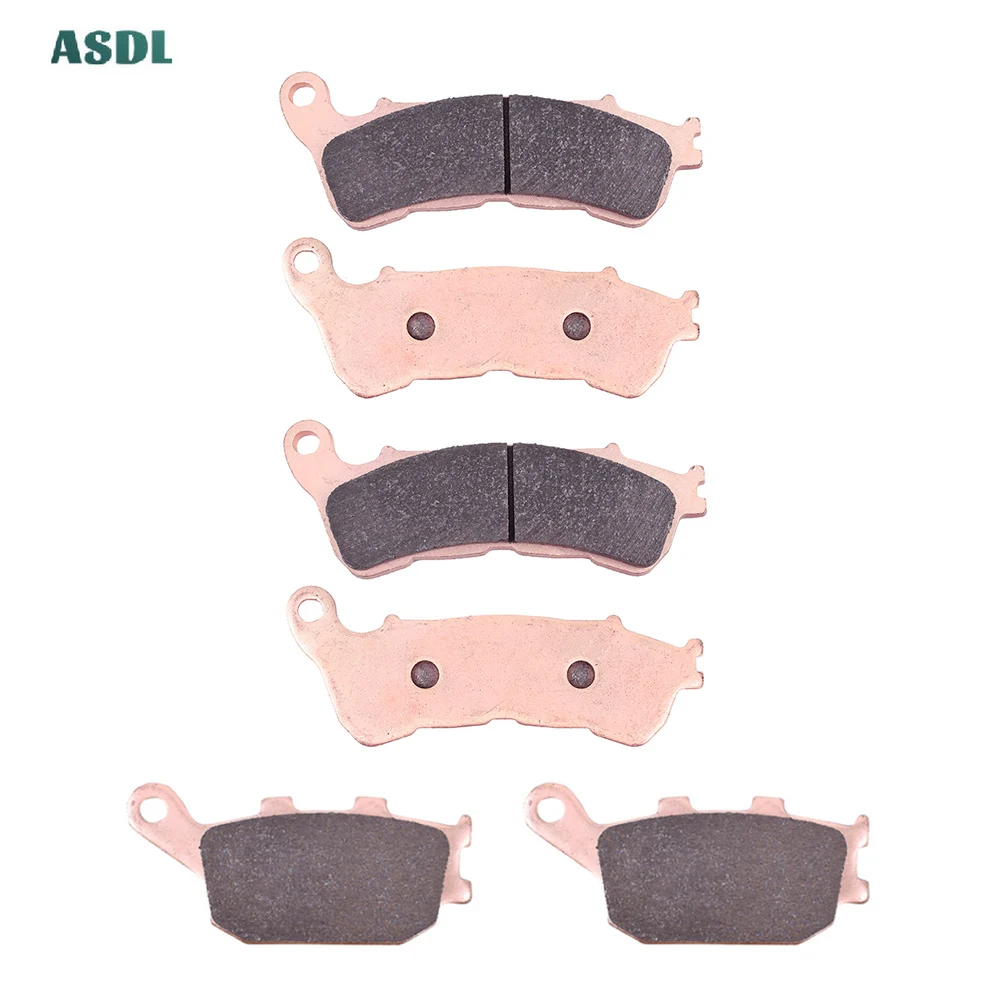 

Motorcycle Front Rear Brake Pads For Honda XL700 XL700V Transalp 3piston front caliper front rear wheels XL 700 CBF1000 CBF 1000