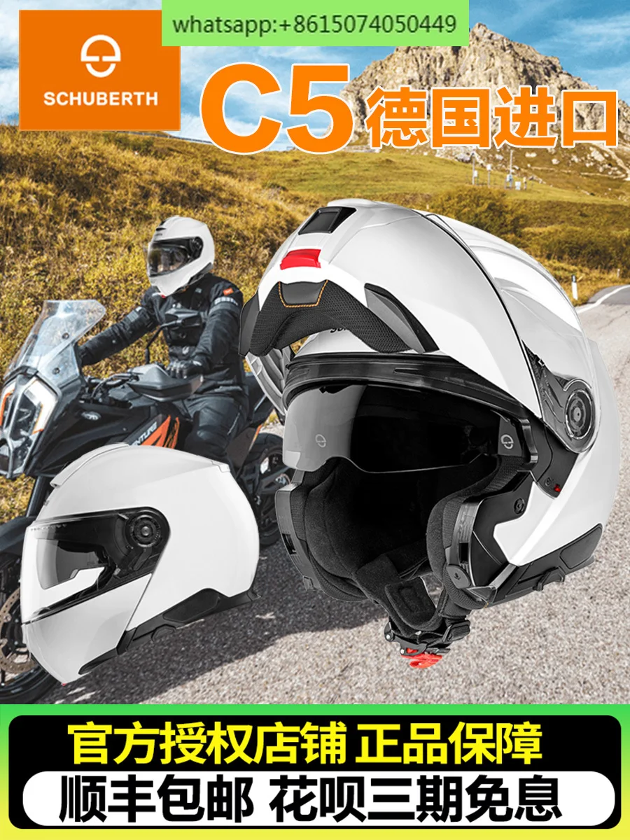 C5 faceless helmet motorcycle helmet for cycling with dual lenses, all season motorcycle helmet