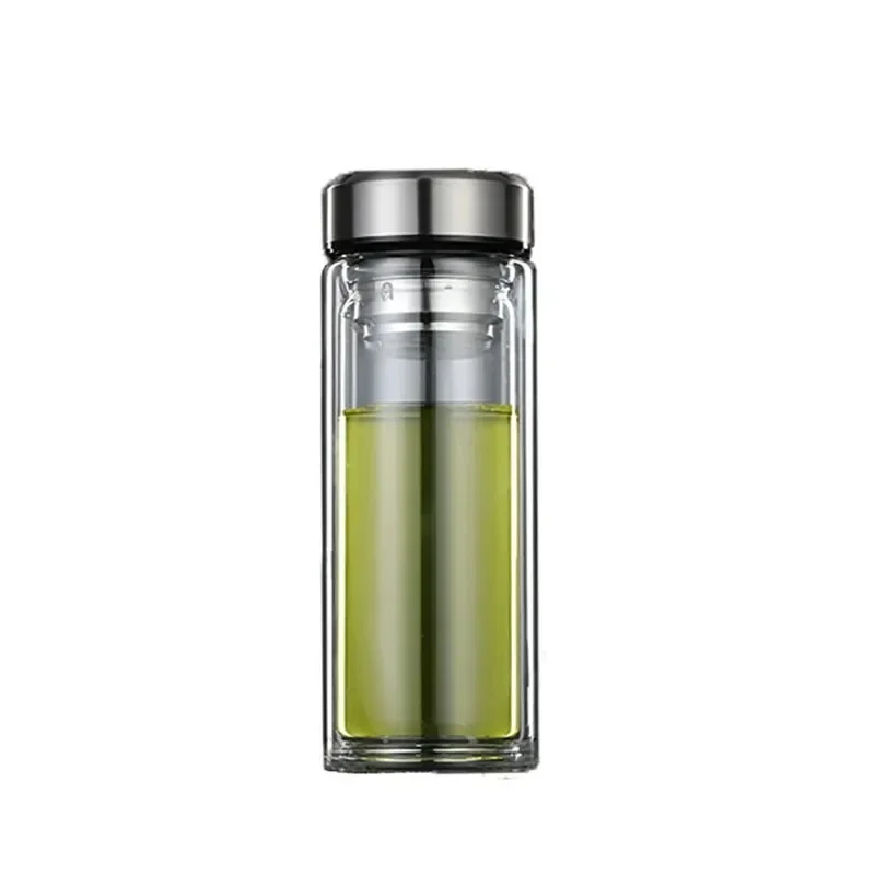

Double-layer Glass Large-capacity Water Cup High Temperature Explosion-proof Thickened Household Transparent Insulation Tea Cup