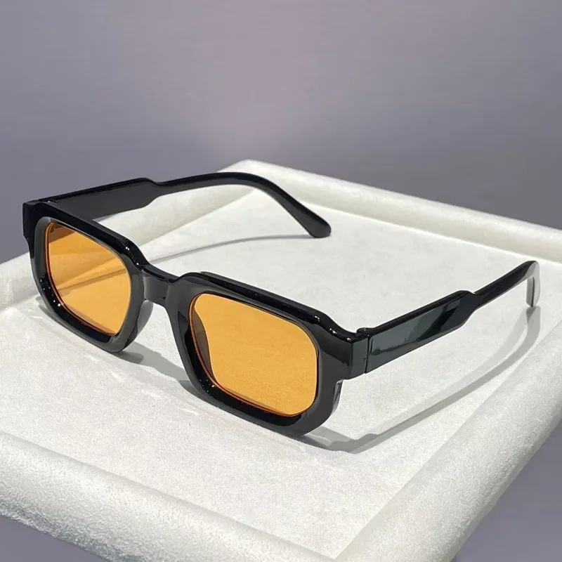 Vintage Rectangle Frame Sunglasses for Women Fashion Retro Luxury Brand Design Eyewear UV400 Sun Glasses Men's Goggles