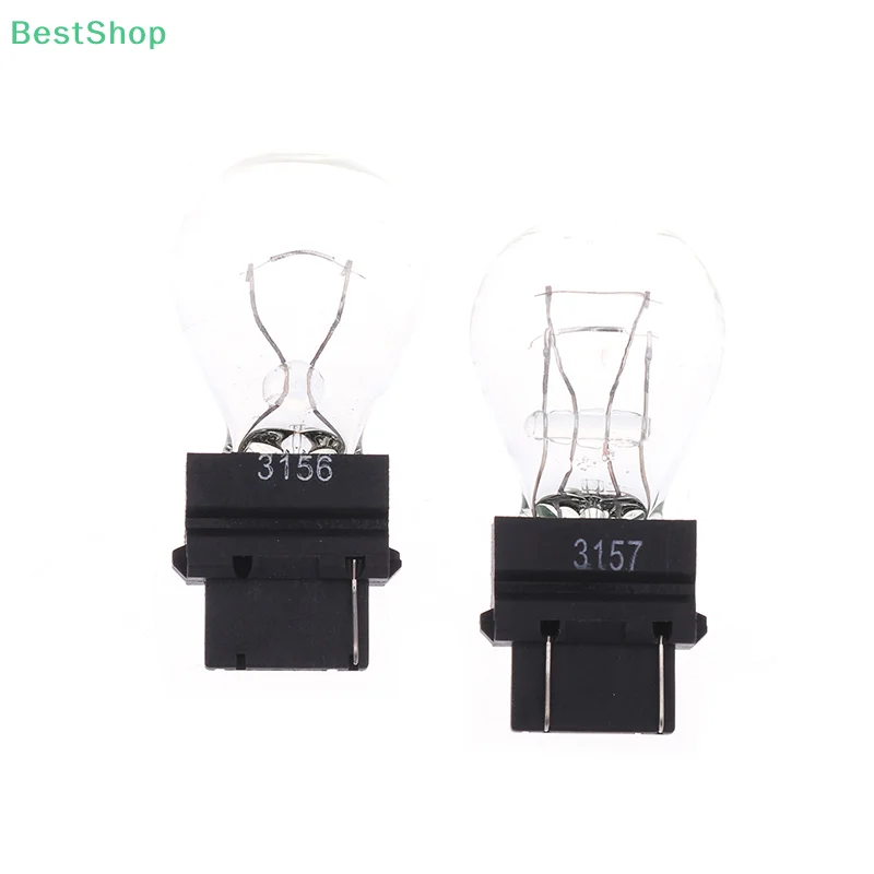 

2PCS 3156/3157 12V 21/5W LED Bulbs Clear Shell Tail Signal Light Bulbs Replacement Car Tail Brake Light Backup Reverse Lamp