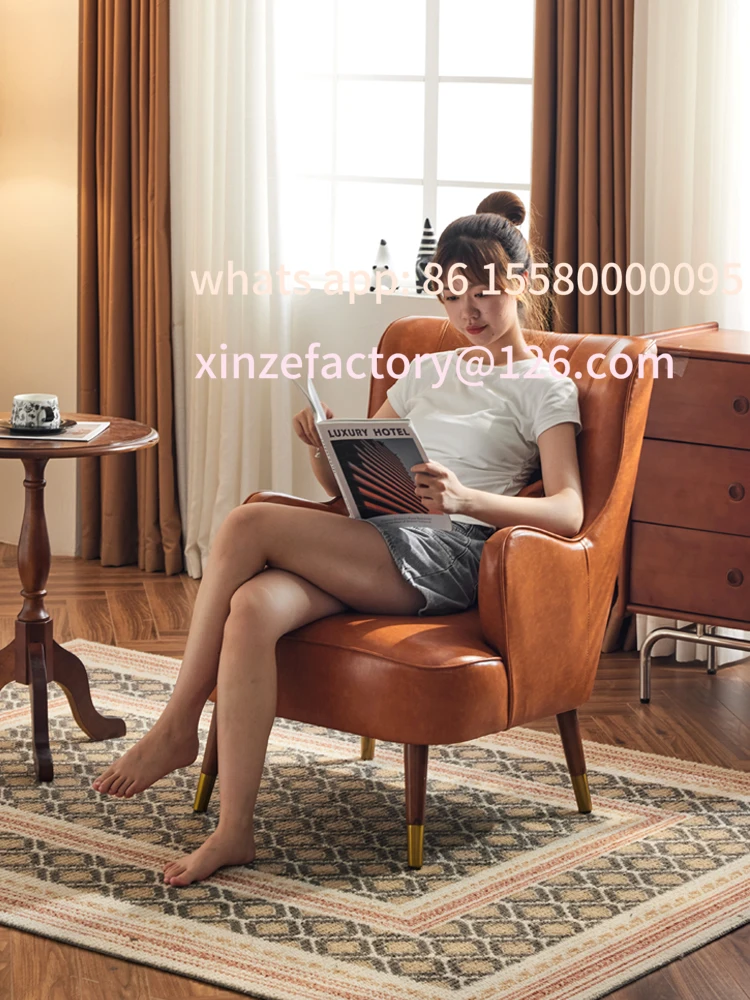 

Customizable Italian Single Sofa Chair Light Luxury