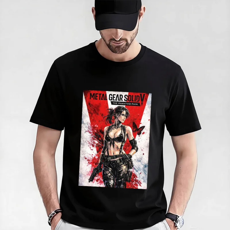 

Metal Gear Solid V 0315 MGS gift t shirt for men Kojima Video game Graphic Clothes The Phantom Pain print tee All size tops
