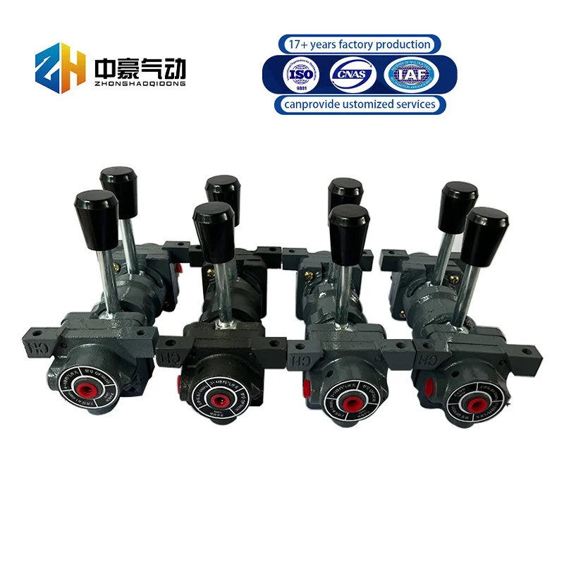 

QF502B 2+3 Proportional Pneumatic Air Control Valve Air Flow Control For Drill Truck