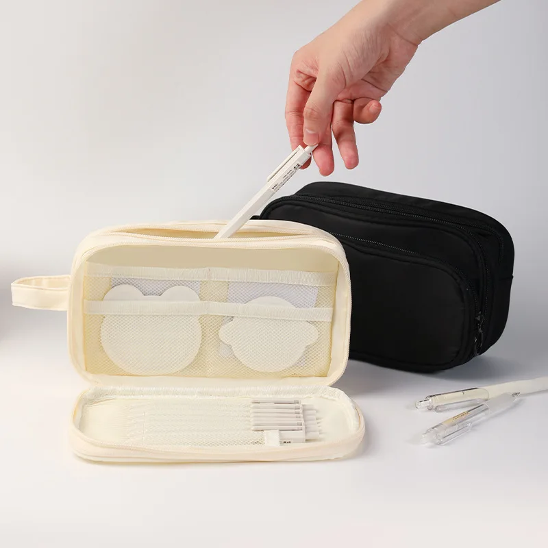 Draken Bal Brief A-Z Potlood Tas Anime Son Goku Grote Capaciteit Etuis Student School Briefpapier Jongen Meisje Pen Box Case