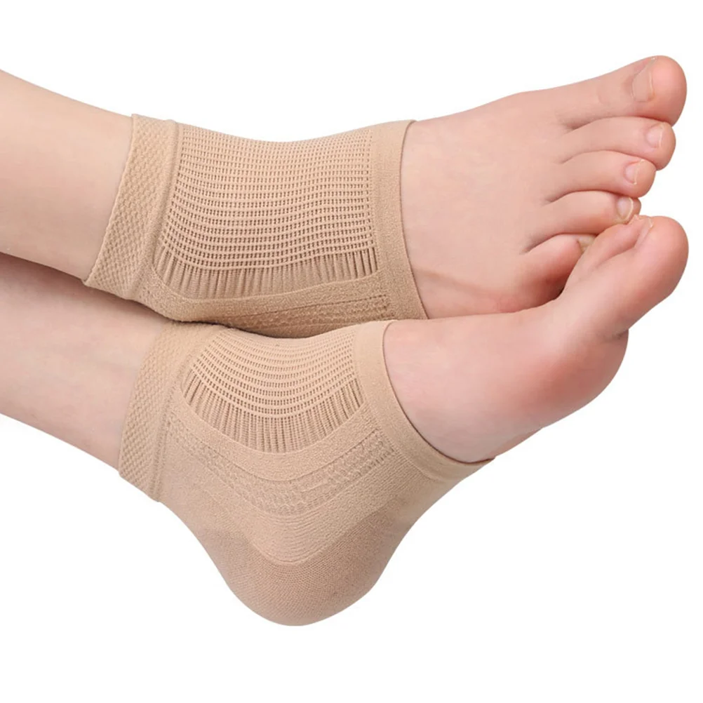 Supple Heel Sock Foot Protector for Women Compact Sleeve Anti-crack Outdoor Man Moisturizing