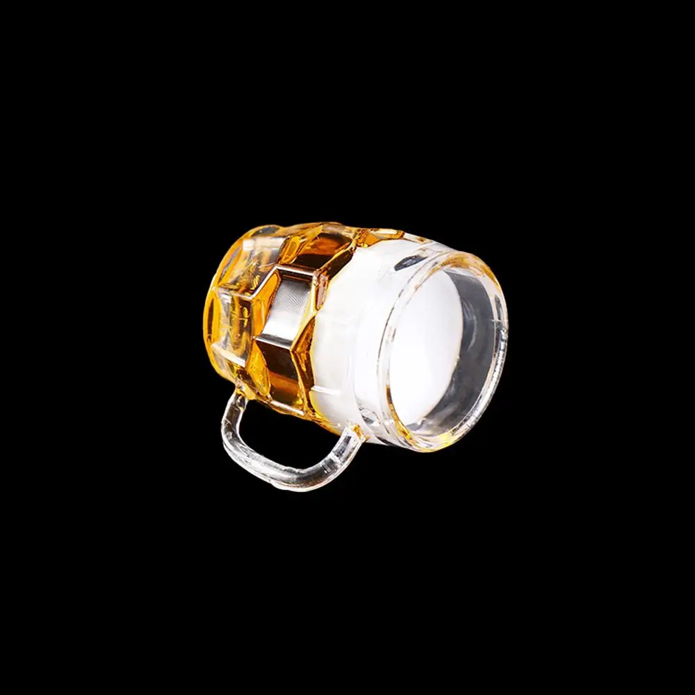 Meubles jouets maison de poupée accessoires Mini tasse de citron boissons maison de poupée tasse de bière Miniature Mini tasse de bière modèle de scène Miniature