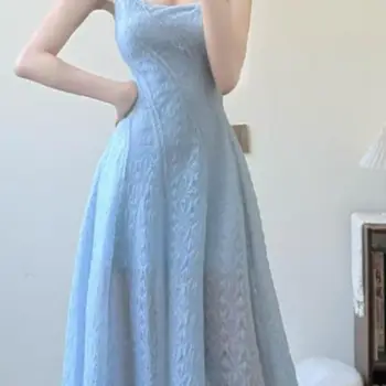 10 best sales długa niebieska sukienka - №9