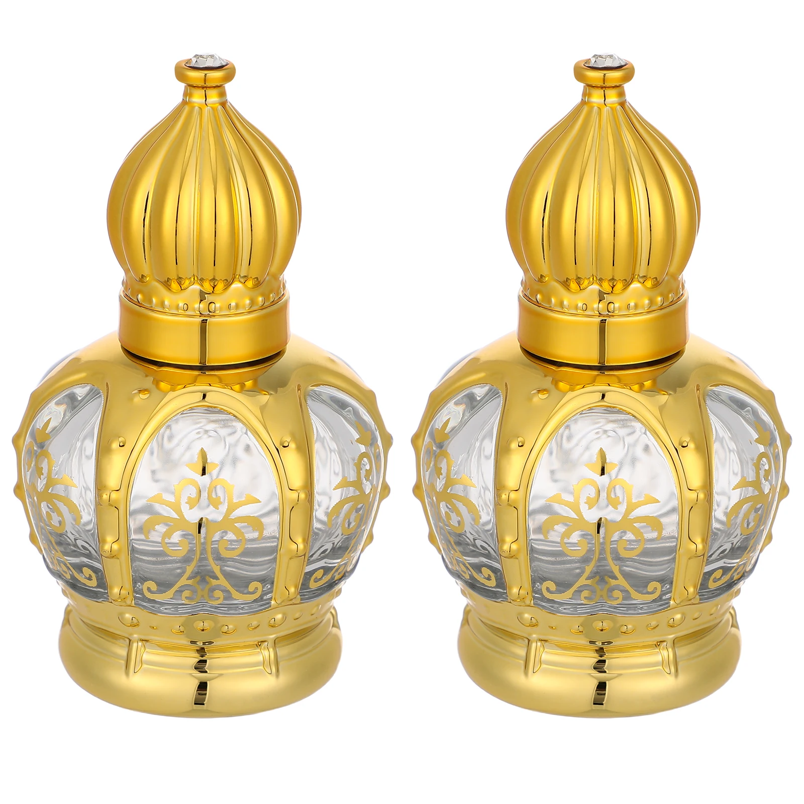 

2Pcs Essential Oil Roller Bottles Glass Thick Smooth Roll on Bottles for Perfume Essential Oil Massage Oils Travel Accessories