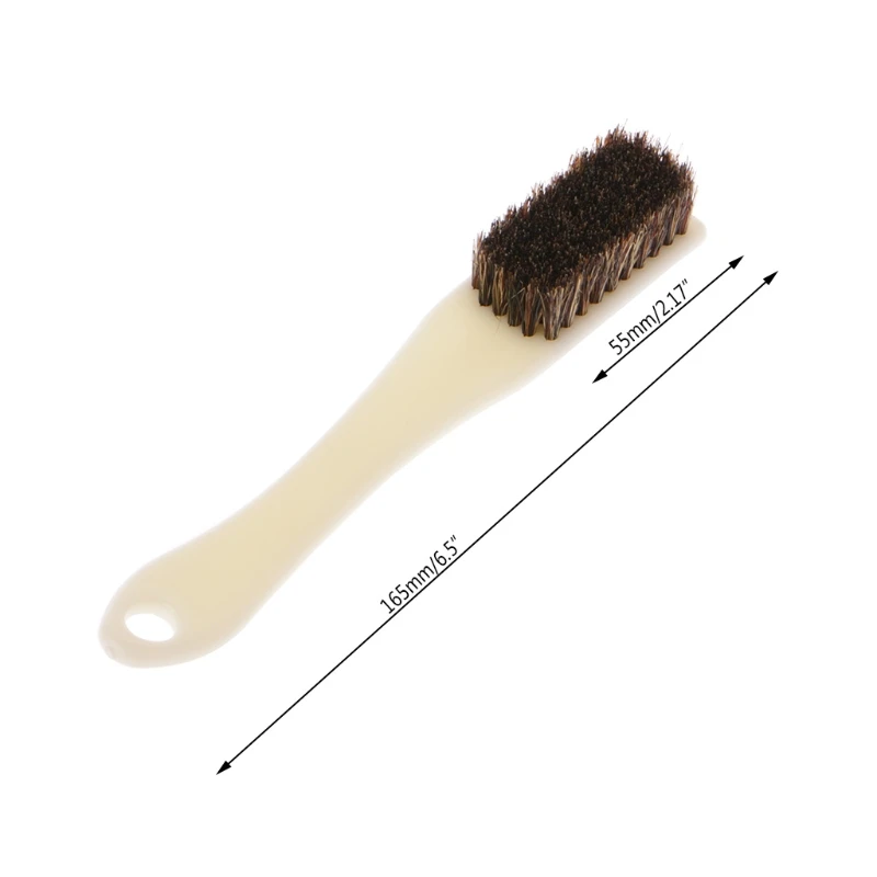 Long Handle Natural Boar Hair Brush for Car Interior Dashboard Housework Brushes Shoes Sofa Cleaning Polishing Brush